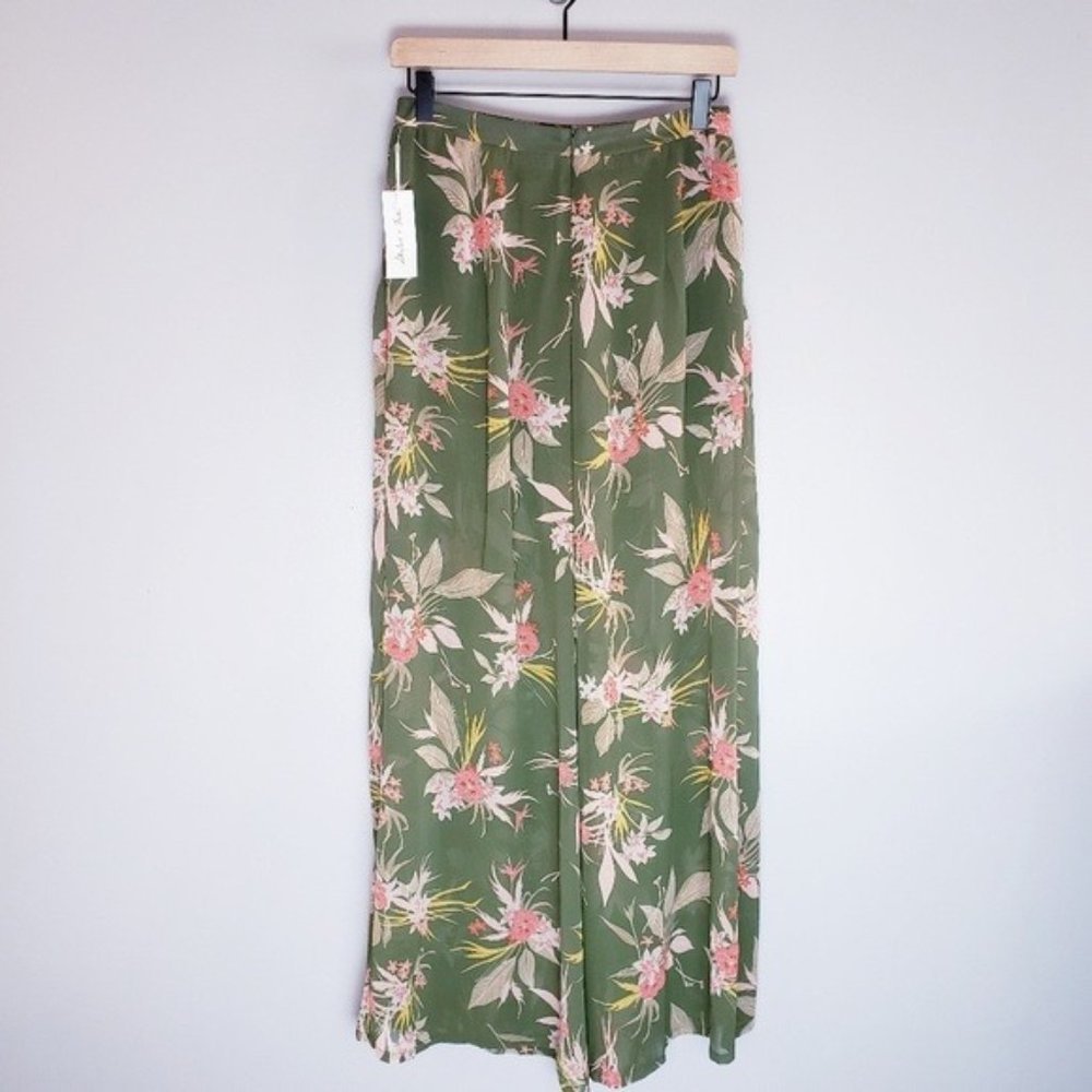 NWT Skylar & Jade Wide Leg Sheer Pants
